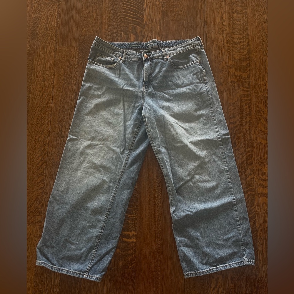 Plus Size Wide Leg Jeans